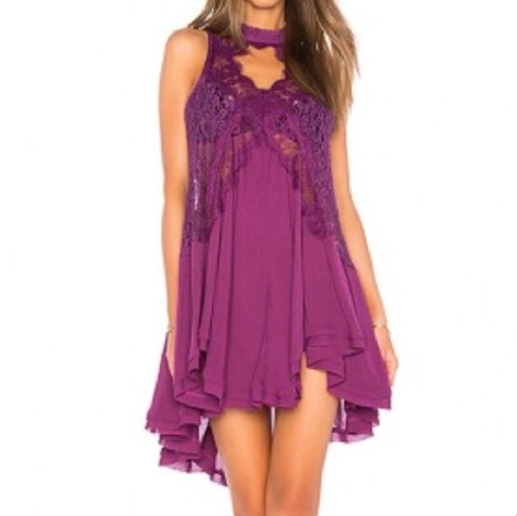 Free People Tops - Free People Sleeveless Tunic Dress Lace Small